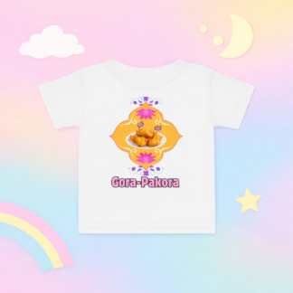 "Gora-Pakora" Baby Jersey Tee – Funny British Pakistani Heritage Baby Shirt | Cute Cultural Graphic Tee