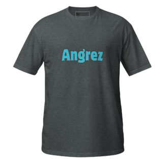Angrez T-Shirt | Minimal Text Design | Cultural Statement Group Tee | Unisex Everyday Cotton T-Shirt