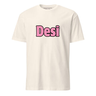 Desi T-Shirt | Minimal Text Design | Cultural Statement Tee | Unisex Cotton T-Shirt